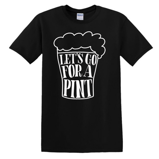 Let's Go For A Pint Logo Tee